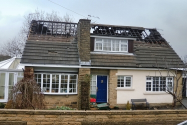 Full Design, Project Management & Contract Administration of reinstatement works to timber frame house following serious fire